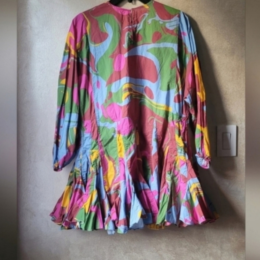 RHODE ELLA DRESS MARBLE PRINT - Picture 5 of 7